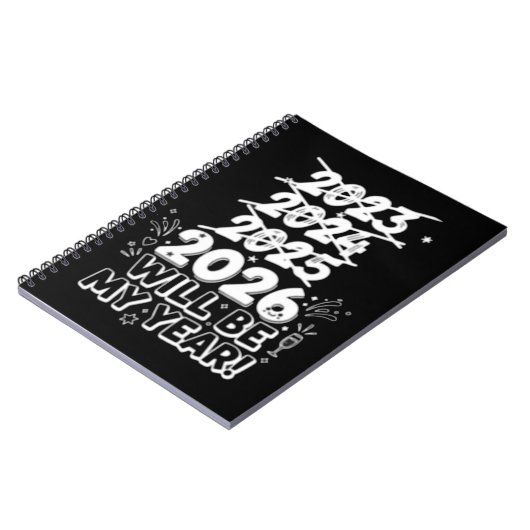 2026 Will Be My Year Notitieboek (Linkerzijde)