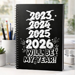 2026 Will Be My Year Notitieboek