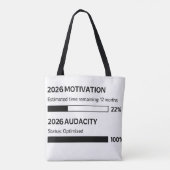 2026 Will Be My Year Tote Bag (Achterkant)