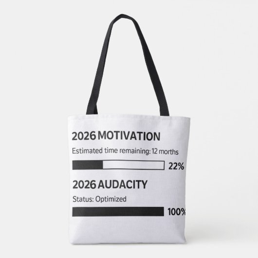 2026 Will Be My Year Tote Bag (Achterkant)
