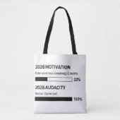 2026 Will Be My Year Tote Bag (Voorkant)