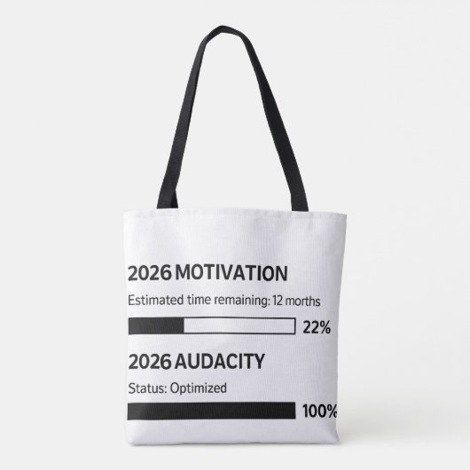 2026 Will Be My Year Tote Bag (Achterkant)