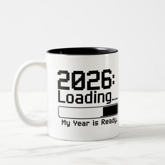 2026-will-be-my-year tweekleurige koffiemok (Links)