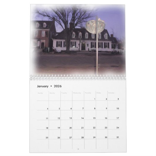 2026 Williamsburg Oils Calendar Kalender (Jan 2026)