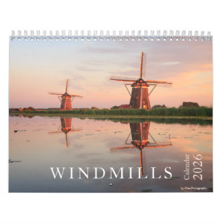 2026 windmills photography in the Netherlands  Kalender