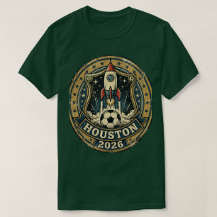 2026 WK Gaststad Vintage Voetbal Badge T-shirt