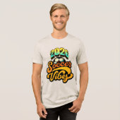 2026 WK uniseks Tri-Blend Shirt (Voorkant volledig)