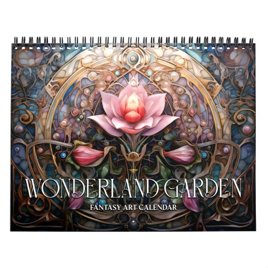 2026 Wonderland Garden Surreal Fantasy Art Kalender (Hoes)
