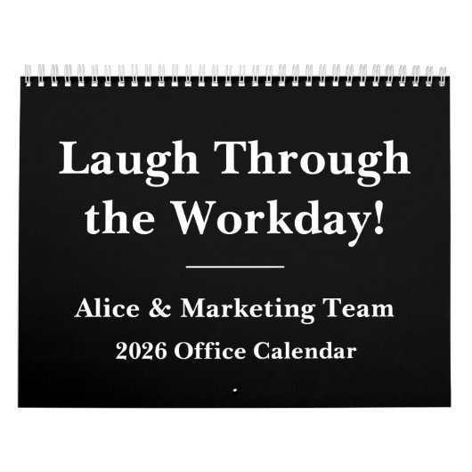 2026 Work Humor Wall Calendar Kalender (Hoes)