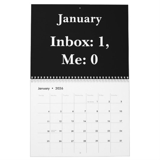 2026 Work Humor Wall Calendar Kalender (Jan 2026)
