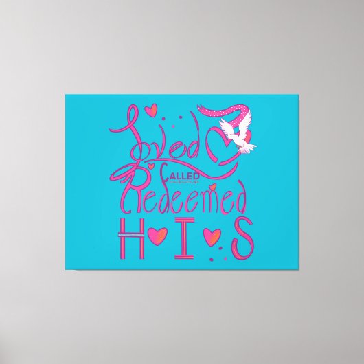 2026 wrapped in love canvas afdruk (Voorkant)