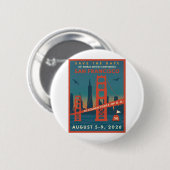 2026 WSC 40 Commemorative Knop Ronde Button 5,7 Cm (Voorkant /achterkant)