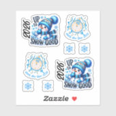 2026 Year Blue Up to Snow Good  Sticker (Vel)