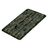 2026 Year Monthly Calendar Camouflage Camo Green Magneet (Linkerzijde)