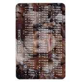 2026 Year Monthly Calendar White | Add Photo Magneet (Verticaal)