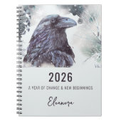 2026 Year of Change Raven Symbolism Notitieboek (Voorkant)