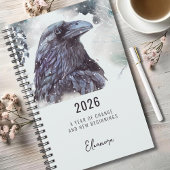 2026 Year of Change Raven Symbolism Planner