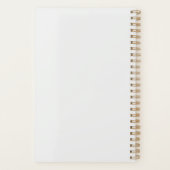 2026 Year of the Fire Horse Black and White Ink Planner (Achterkant)