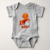 2026 Year of the Fire Horse Chinese Zodiac Romper (Voorkant)