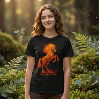 2026 Year of the Fire Horse Chinese Zodiac T-shirt