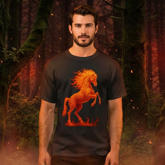 2026 Year of the Fire Horse Chinese Zodiac T-shirt
