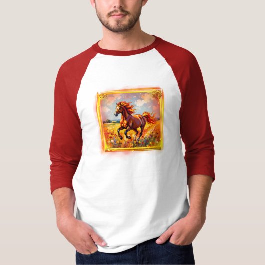 2026 Year of the Fire Horse - T-shirt (Voorkant)