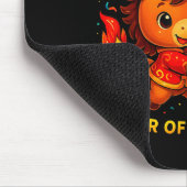 2026 Year Of The Horse Cute Lunar Newyear Art Muismat (Hoek)