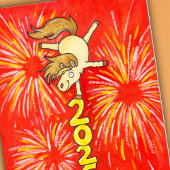 2026 Year of the Horse Greeting  Kaart