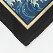 2026 Year Of The Horse Japanese Wave Art Lunar New Fleece Deken (Hoek)