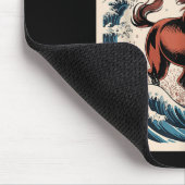 2026 Year Of The Horse Japanese Wave Art Lunar New Muismat (Hoek)