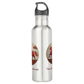 2026 Year of the Horse – Lunar New Year Art Waterfles (Achterkant)