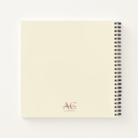 2026 Year Text Journal Notitieboek (Achterkant)