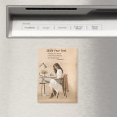 2026 Year Text Lettering Writing Magneet (Insitu (Vaatwasser))