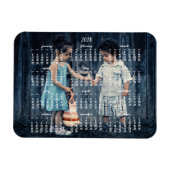 2026 Yearly Calendar Photo Magnet 3x4 Magneet (Horizontaal)