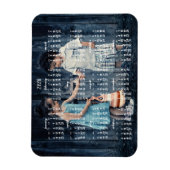 2026 Yearly Calendar Photo Magnet 3x4 Magneet (Verticaal)