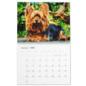 2026 Yorkshire Terrier hondenliefhebber eigenaar Y Kalender (Jan 2027)