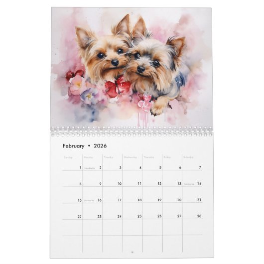 2026 Yorkshire Terriers Kalender (Feb 2026)