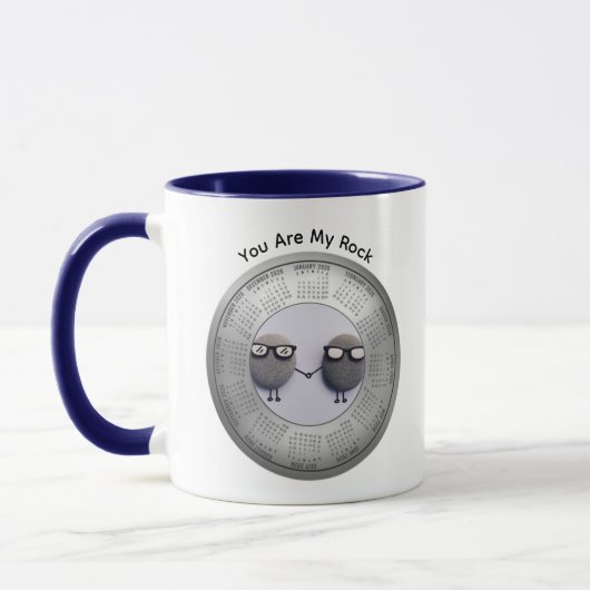 2026 You Are My Rock Calendar Coffee Mug Mok (Links)