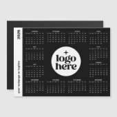 2026 Zakelijk Logo Hele Jaar Magnetische Kalender (Voorkant / Achterkant)