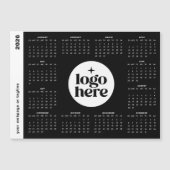 2026 Zakelijk Logo Hele Jaar Magnetische Kalender (Voorkant)