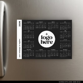 2026 Zakelijk Logo Hele Jaar Magnetische Kalender