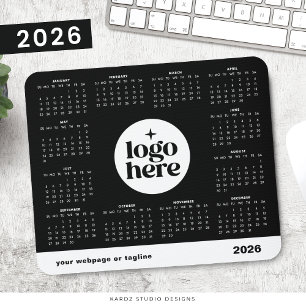 2026 Zakelijk Volledig Jaar Aangepaste Kleurenkale Muismat