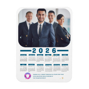 2026 Zakelijke Fotokalender Zakelijke Feestdagen Magneet
