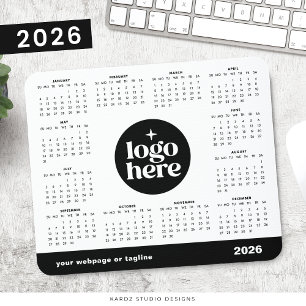 2026 Zakelijke Logo Hier Marketing Kalender Muismat