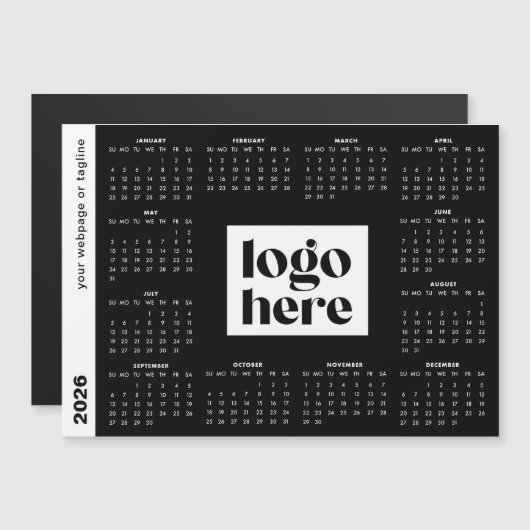 2026 Zakelijke Merk Aangepaste Kleurenkalender (Voorkant / Achterkant)