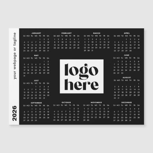 2026 Zakelijke Merk Aangepaste Kleurenkalender (Voorkant)