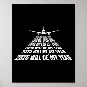 2026 Zal Mijn Jaar Zijn Funny Humor Nieuw Jaar Mot Poster