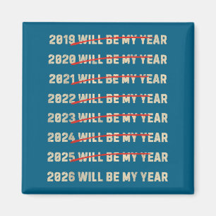 2026 Zal Mijn Jaar Zijn Nieuwjaarsresolutielijst Magneet