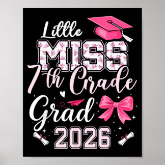 2026 Zevende Klas Miss 7e Klas Afstudeerd 7e Poster