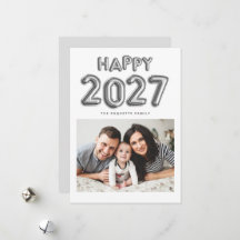 2026 Zilverfolie Mylar Ballonnen Nieuwjaar Foto